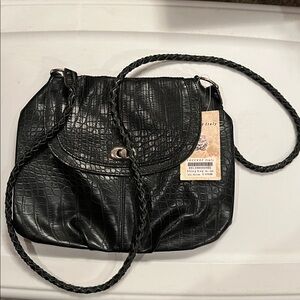 NWT: VECCELI ITALY SLING BAG LIGHTWEIGHT HANDBAG